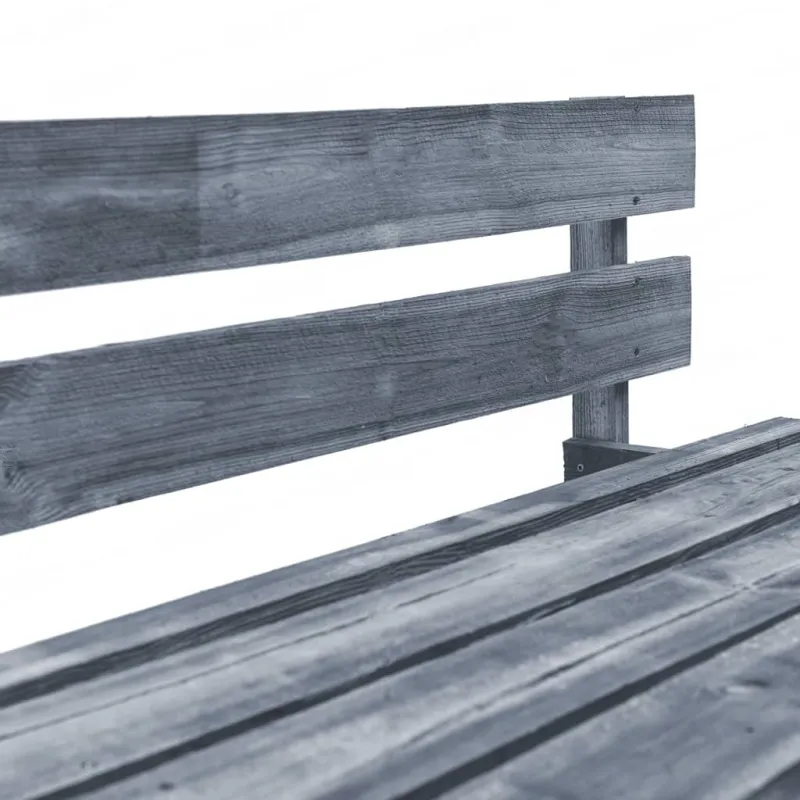 Sodo sofa iš palečių su smėlio pagalvėlėmis, pušies mediena