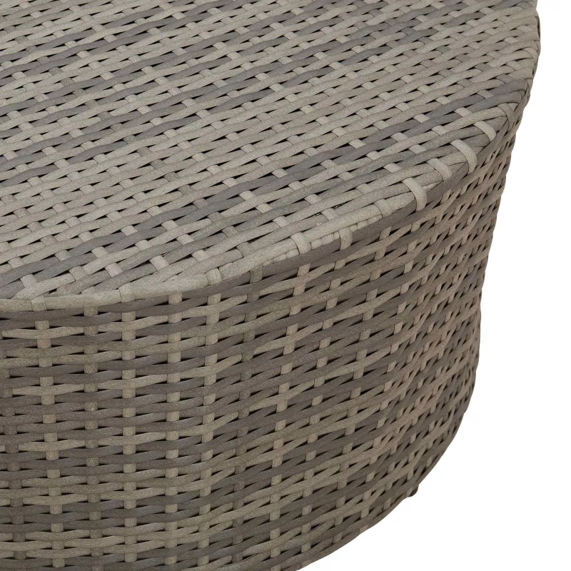 Lauko kahvikalusto Pilkullinen Ø 68 x 30 cm polyrattanu
