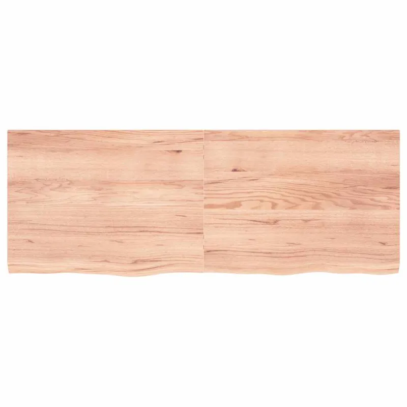 Vonios stalviršis, šviesiai rudas, 160x60x(2-4)cm, mediena