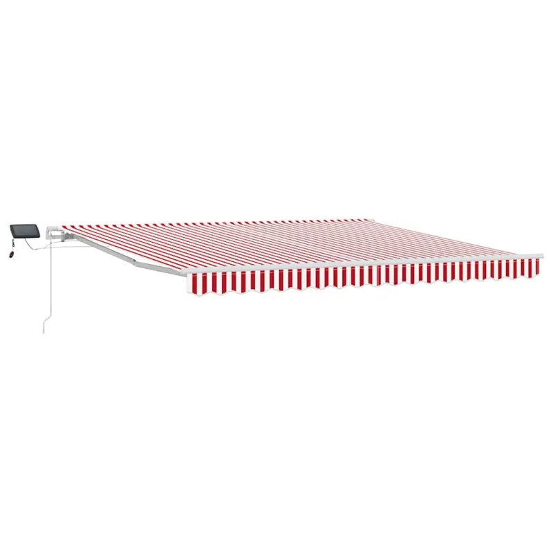 Ištraukiama markizė Raudona ir balta 400 × 300 cm