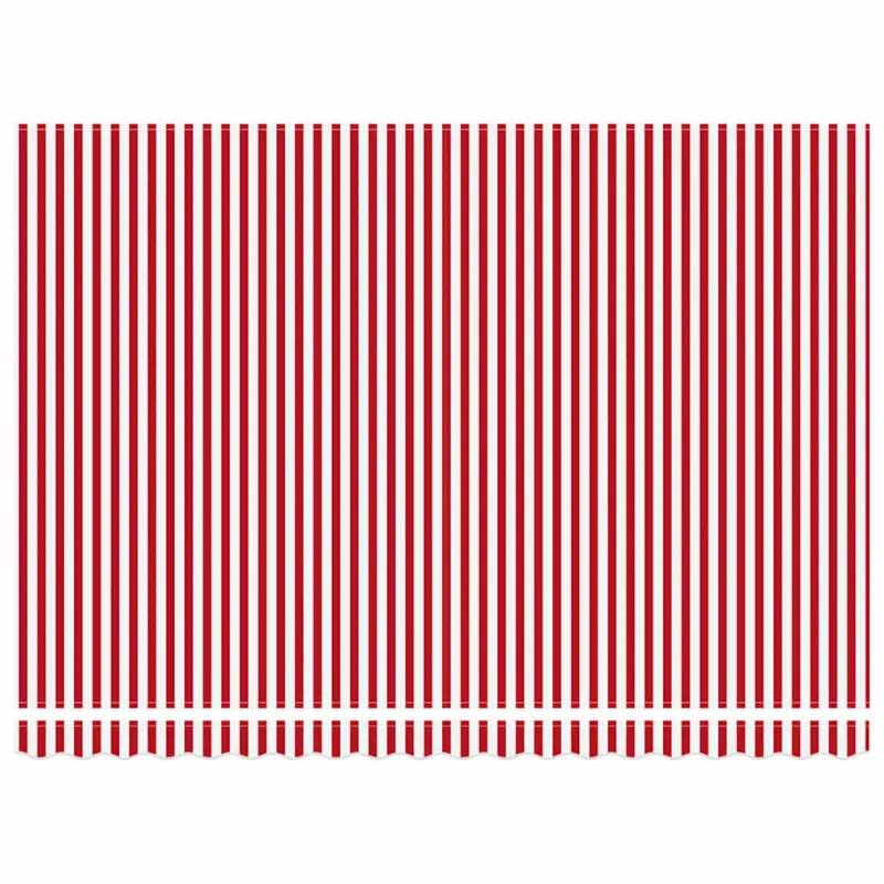 Ištraukiama markizė Raudona ir balta 450 × 350 cm