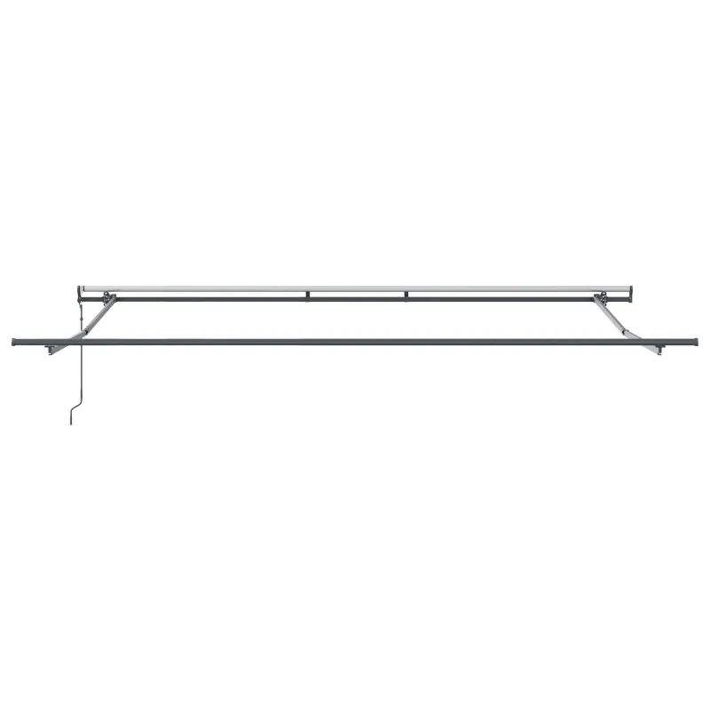Ištraukiama markizė Raudona ir balta 450 × 350 cm