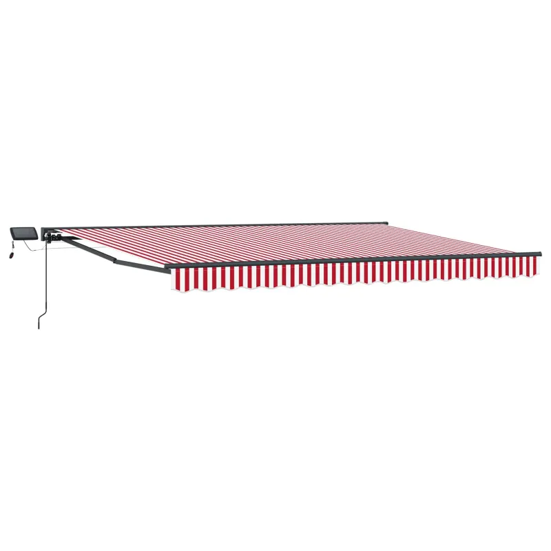 Rankinis markizės rėmas su LED 4,5 × 3,5 m