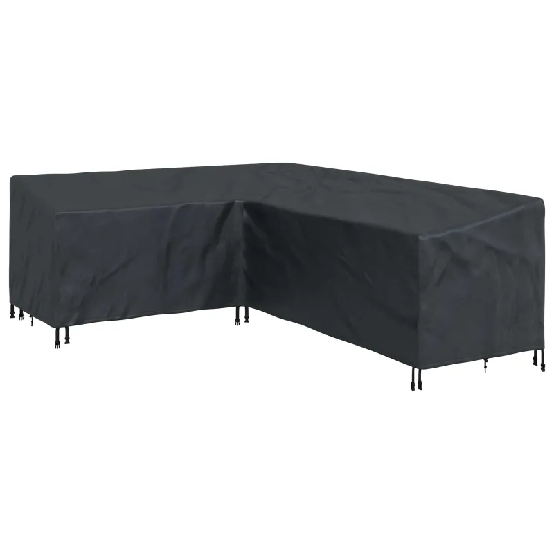 Baldų uždangalas Juodas 250 x 180 x 80 cm 210D Oksfordo audinys