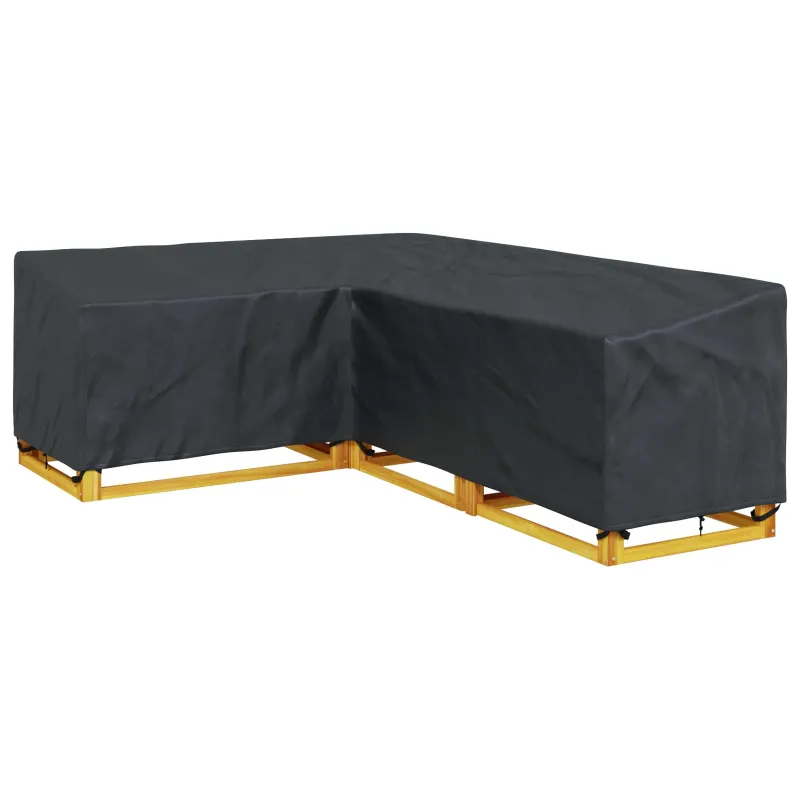Baldų uždangalas Juodas 250 x 180 x 80 cm 210D Oksfordo audinys