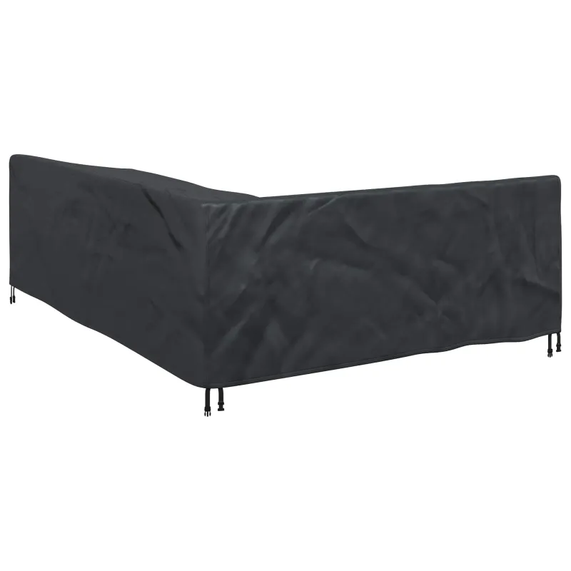 Baldų uždangalas Juodas 250 x 180 x 80 cm 210D Oksfordo audinys