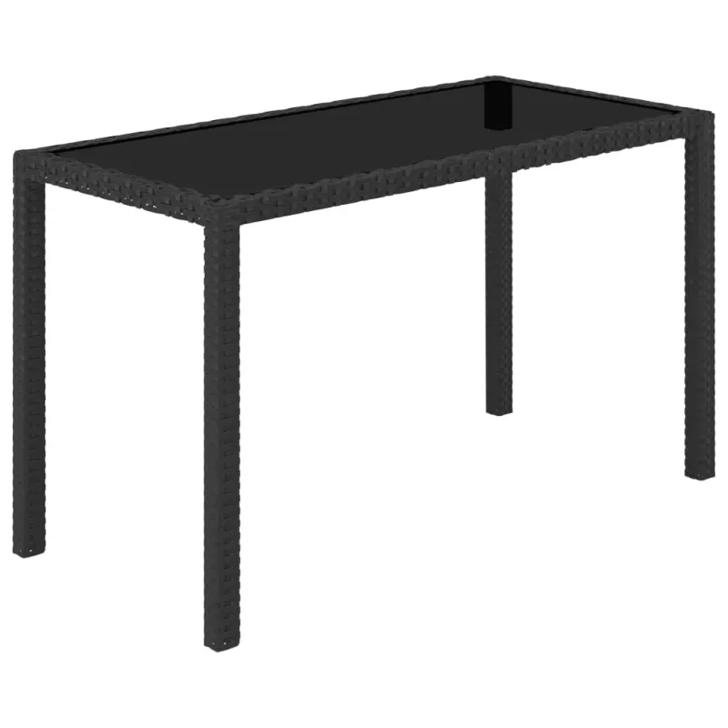 Lauko ruokailukompletti, 11 osaa, musta, polyratasta