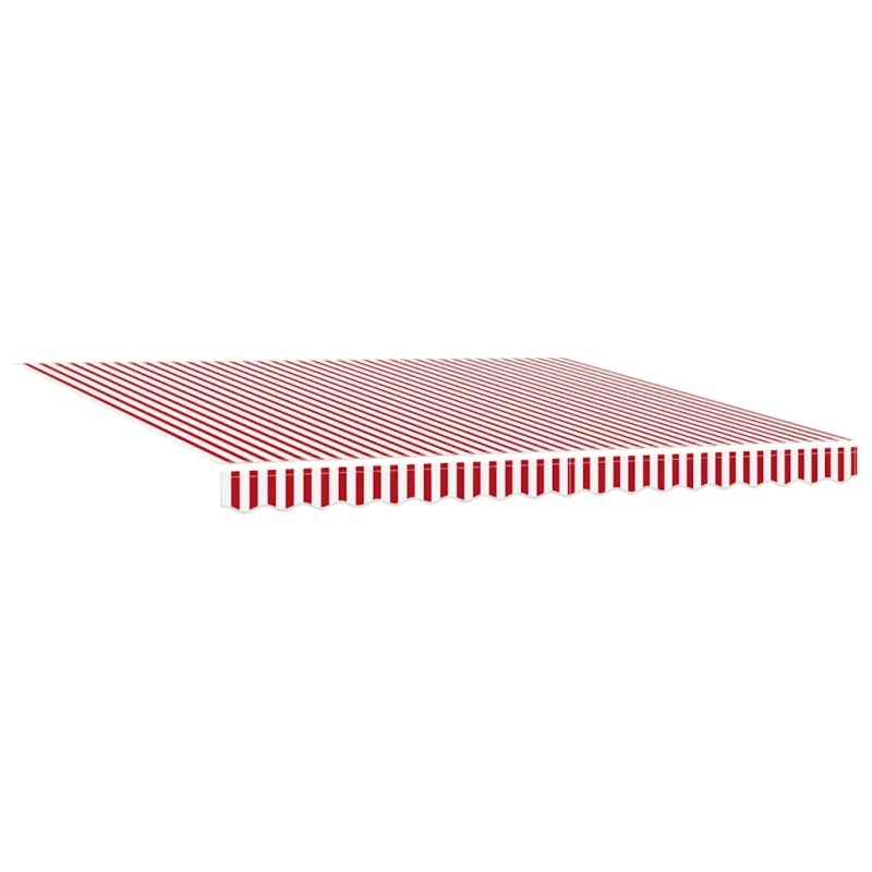 Ištraukiama markizė Raudona ir balta 400 × 300 cm