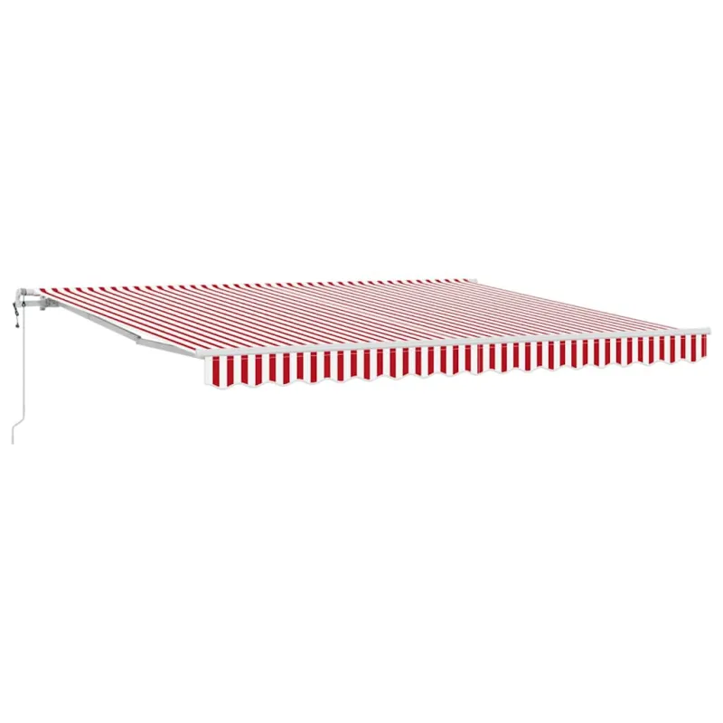 Ištraukiama markizė Raudona ir balta 400 × 300 cm