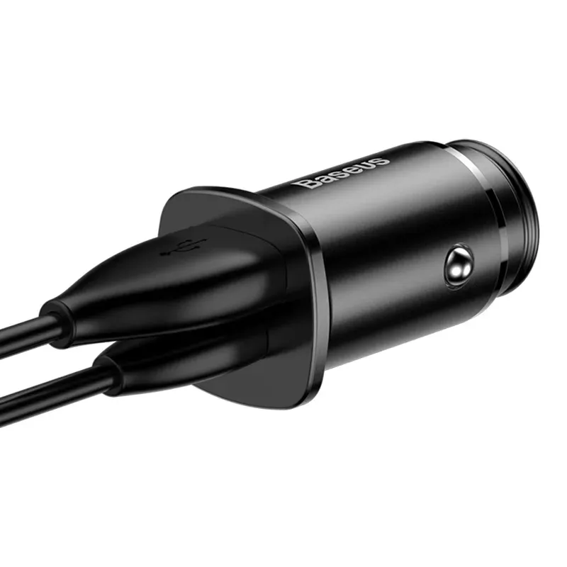 Baseus Square autoriba PPS QC4.0 / PD3.0 5A 30W (must) universaalne