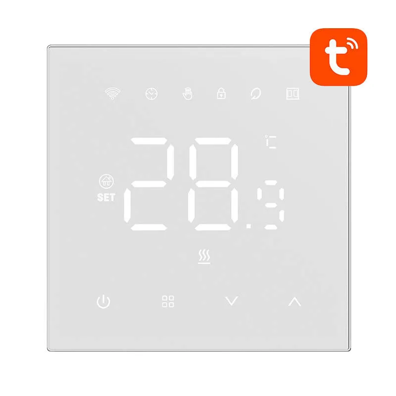Nutikas termostaat Avatto WT410-16A-W elektriradiaatorile 16A WiFi universaalne