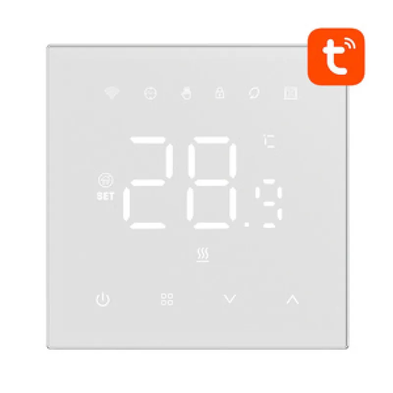 Nutikas termostaat Avatto WT410-16A-W elektriradiaatorile 16A WiFi universaalne