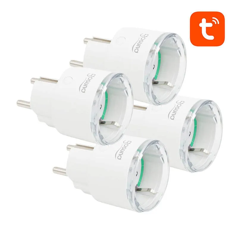 Nutipistik WiFi Gosund SP111 3680W 16A, Tuya 4-pakk universaalne