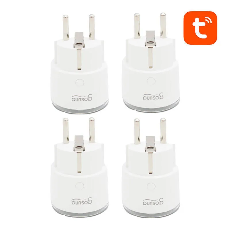 Nutipistik WiFi Gosund SP111 3680W 16A, Tuya 4-pakk universaalne