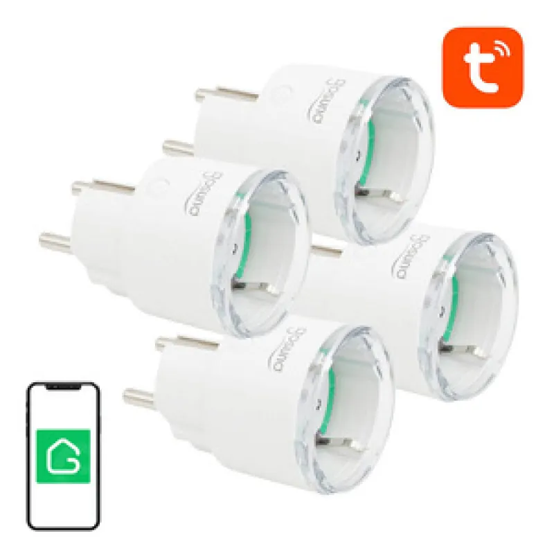 Nutipistik WiFi Gosund SP111 3680W 16A, Tuya 4-pakk universaalne