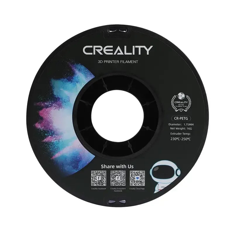 CR-PETG-filamentti Creality (harmaa) – yleiskäyttöinen