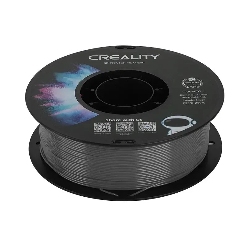 CR-PETG-filamentti Creality (harmaa) – yleiskäyttöinen