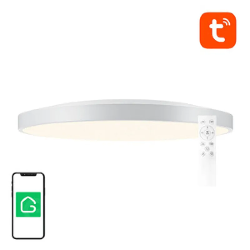 Älykattovalaisin 32 cm WiFi/Bluetooth 16M RGBCW Gosund LB11 1920 lm Tuya + kaukosäädin. universaali