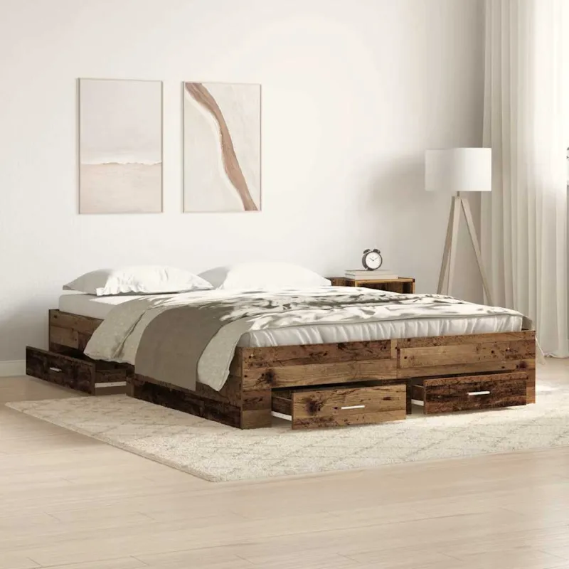 Lovos rėmas Senovinis medis 160 x 200 cm Apdirbta mediena