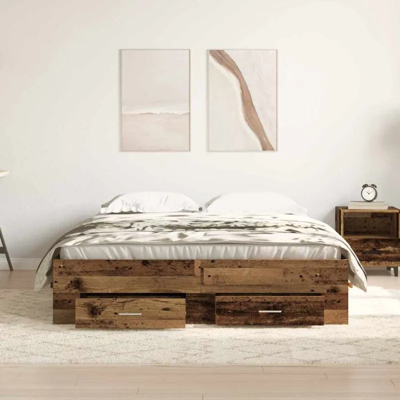 Lovos rėmas Senovinis medis 160 x 200 cm Apdirbta mediena