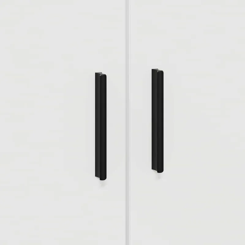 Lovos rėmas su stalčių Balta 100 x 200 cm Apdirbta mediena