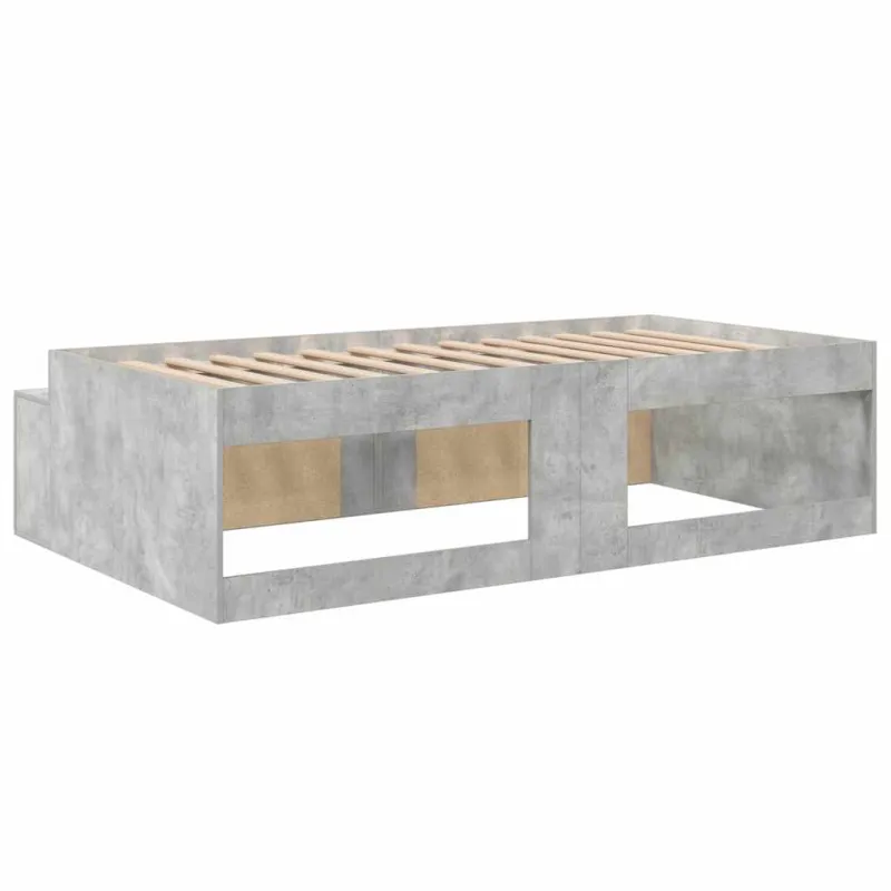 Lovos rėmas Betono pilka 100 x 200 cm Apdirbta mediena