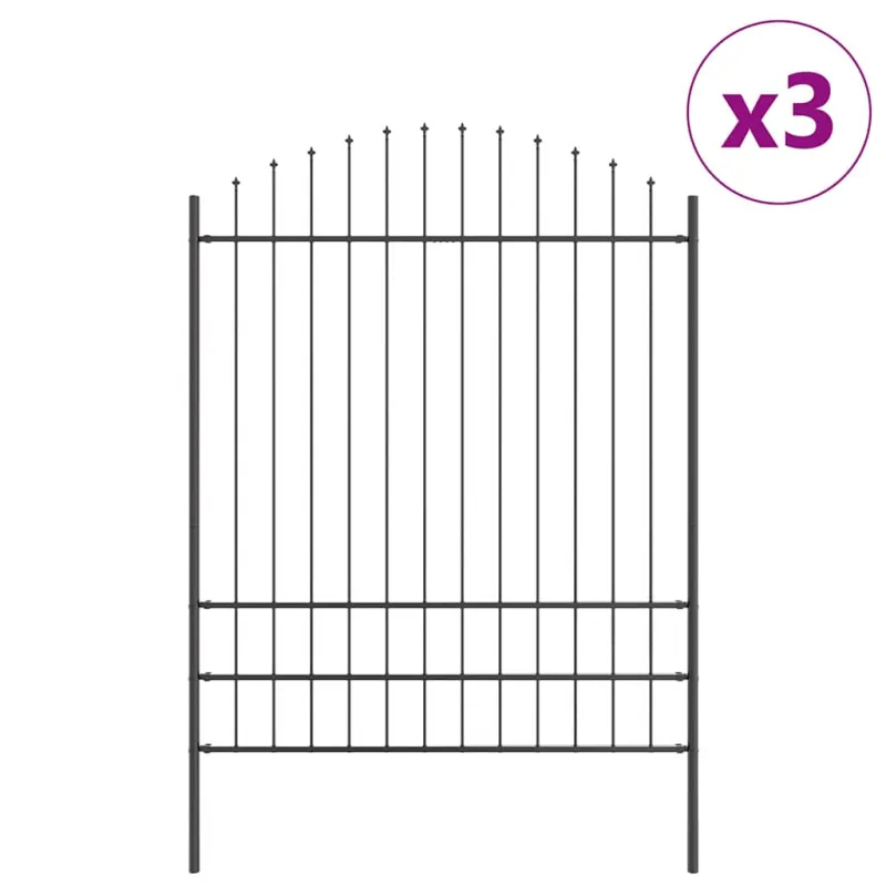 Sodo tvora 3 pcs Pilka 170 x 225 cm