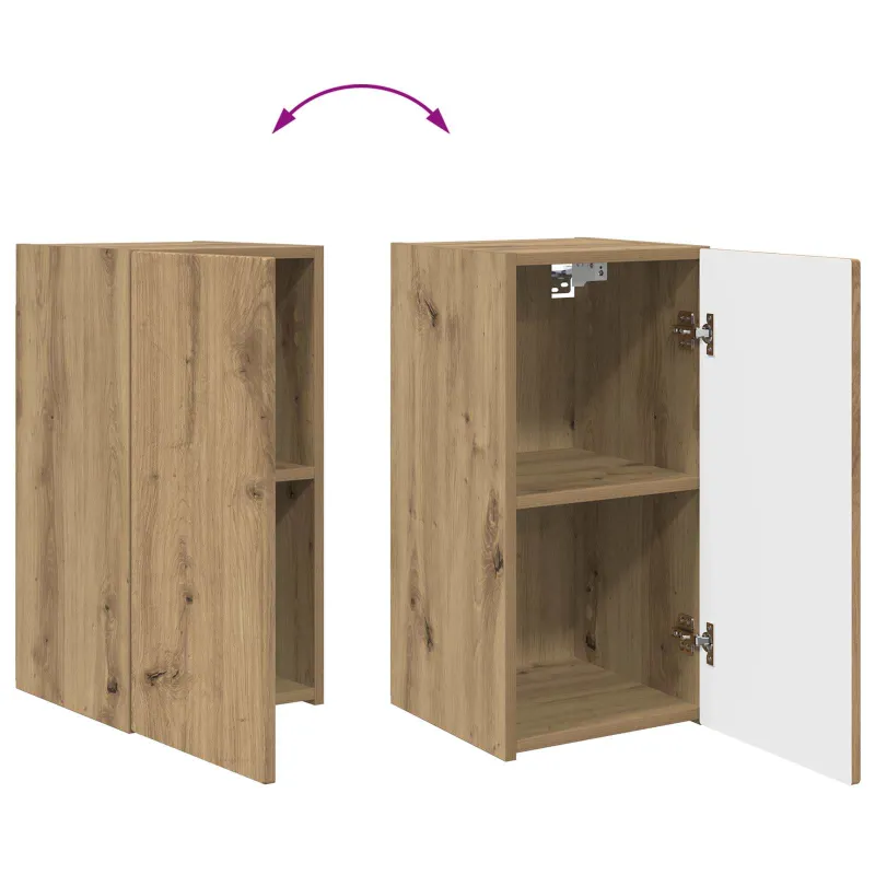 TV spintelių komplektas 2 pcs Amatininkų ąžuolas