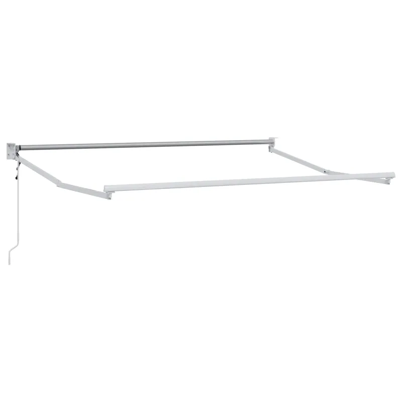 Ištraukiama markizė Raudona ir balta 2,5 x 2 m