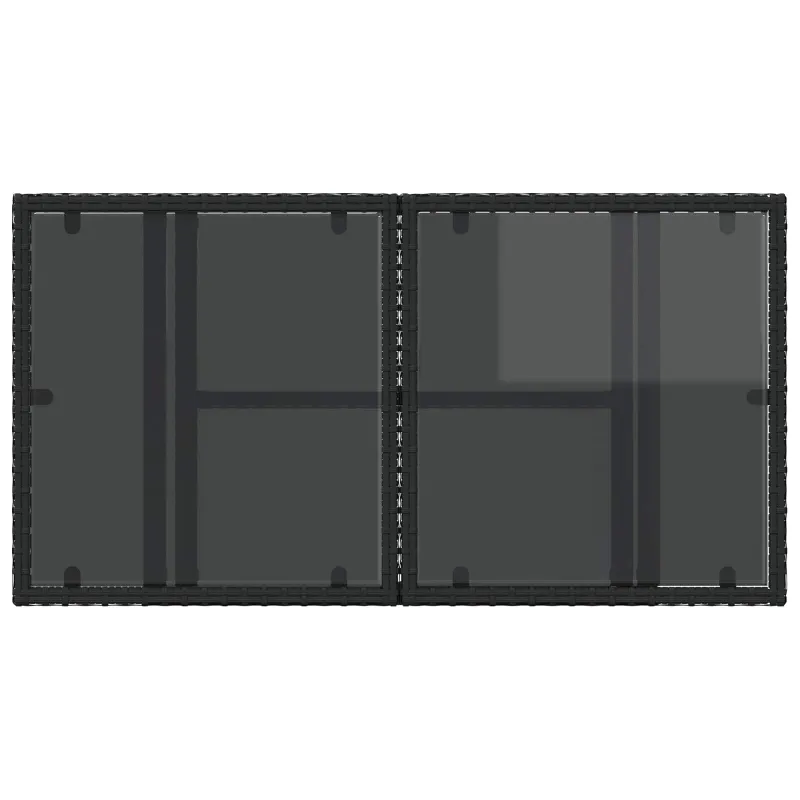 Lauko valgomojo komplektas 3 pcs poliratanas