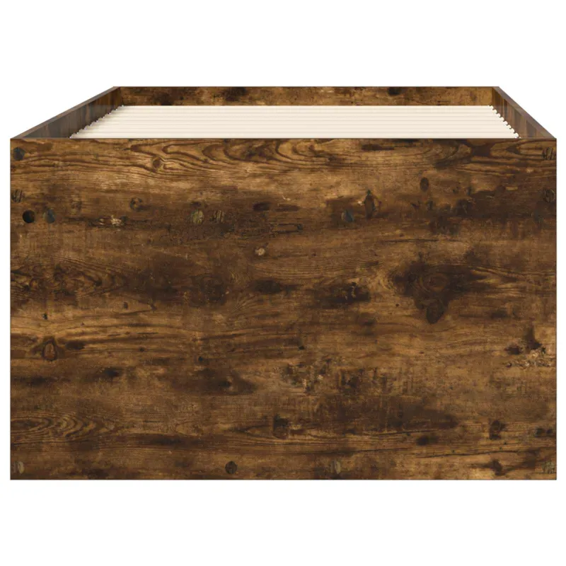 Lovos rėmas su saugojimu su stalčių Dūminio ąžuolo 80 x 200 cm