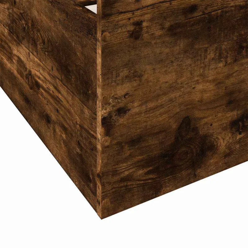 Lovos rėmas su saugojimu su stalčių Dūminio ąžuolo 80 x 200 cm