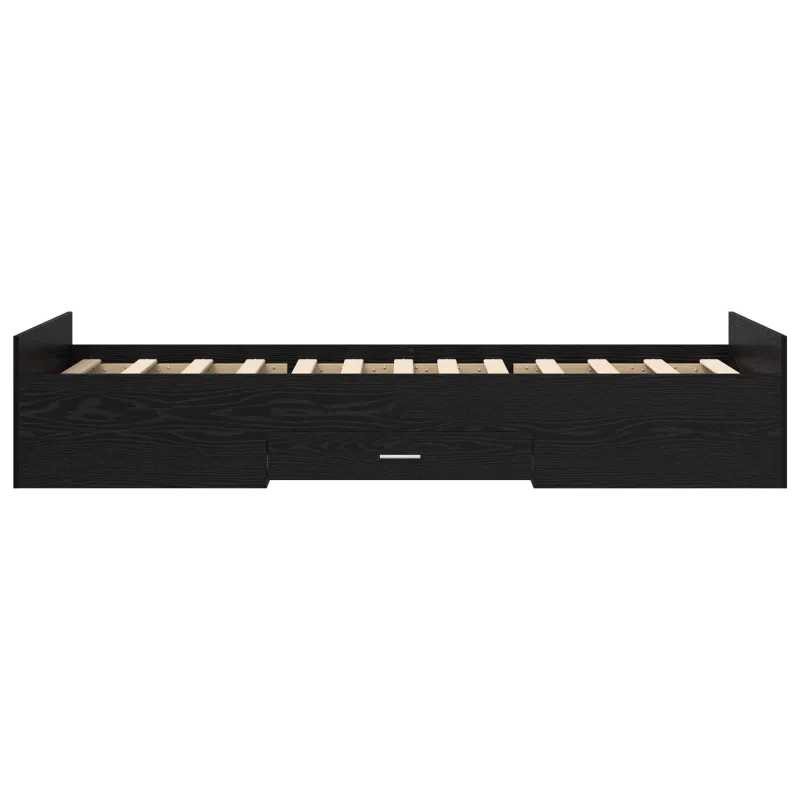 Lovos rėmas su saugojimu su stalčių Juodojo ąžuolo 80 x 200 cm