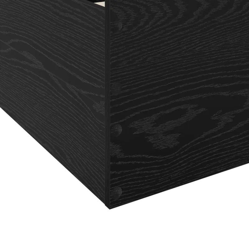 Lovos rėmas su saugojimu su stalčių Juodojo ąžuolo 80 x 200 cm