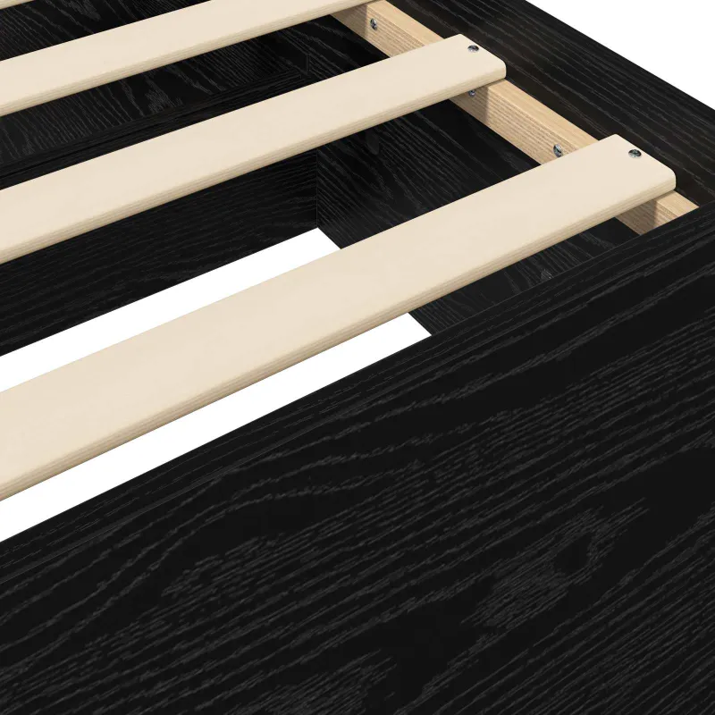 Lovos rėmas su saugojimu su stalčių Juodojo ąžuolo 80 x 200 cm