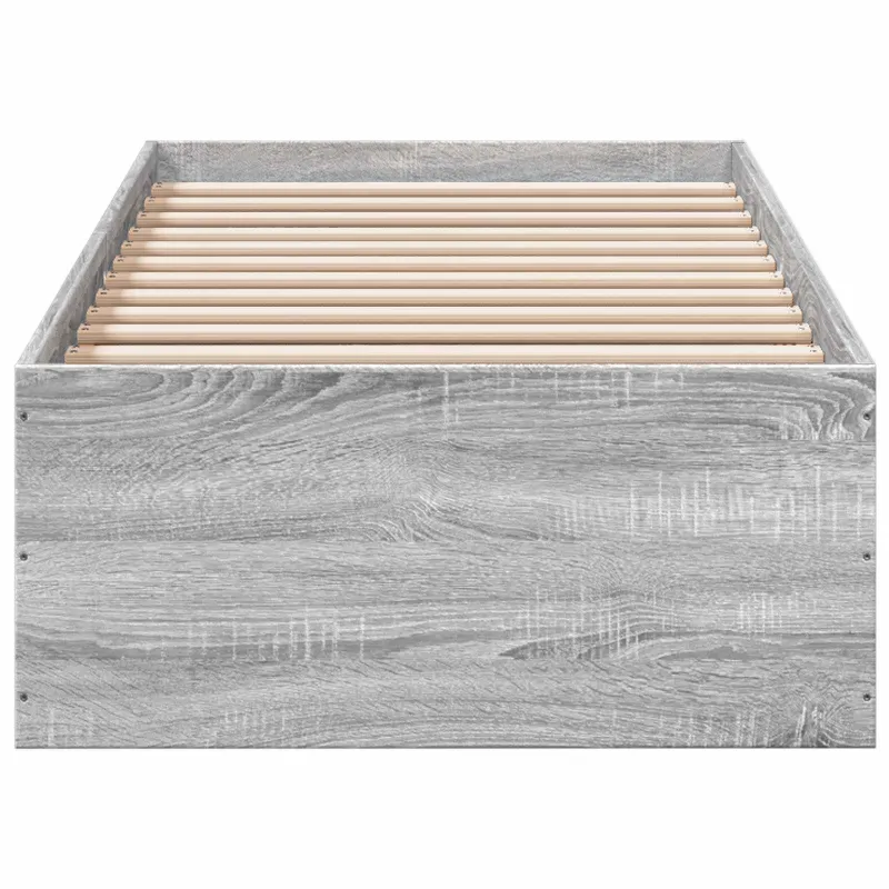 Grindų lovos rėmas Pilka Sonoma 80 x 200 cm Apdirbta mediena