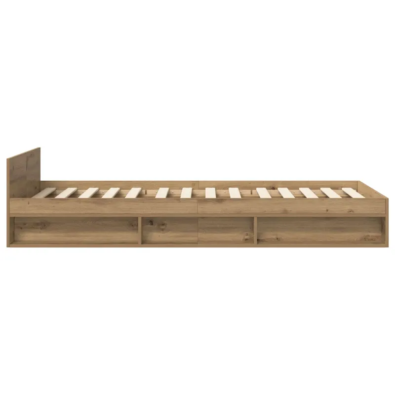 Lovos rėmas su saugojimu su stalčių Artisano ąžuolo 80 x 200 cm