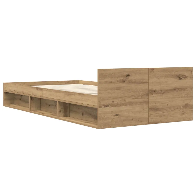 Lovos rėmas su saugojimu su stalčių Artisano ąžuolo 80 x 200 cm