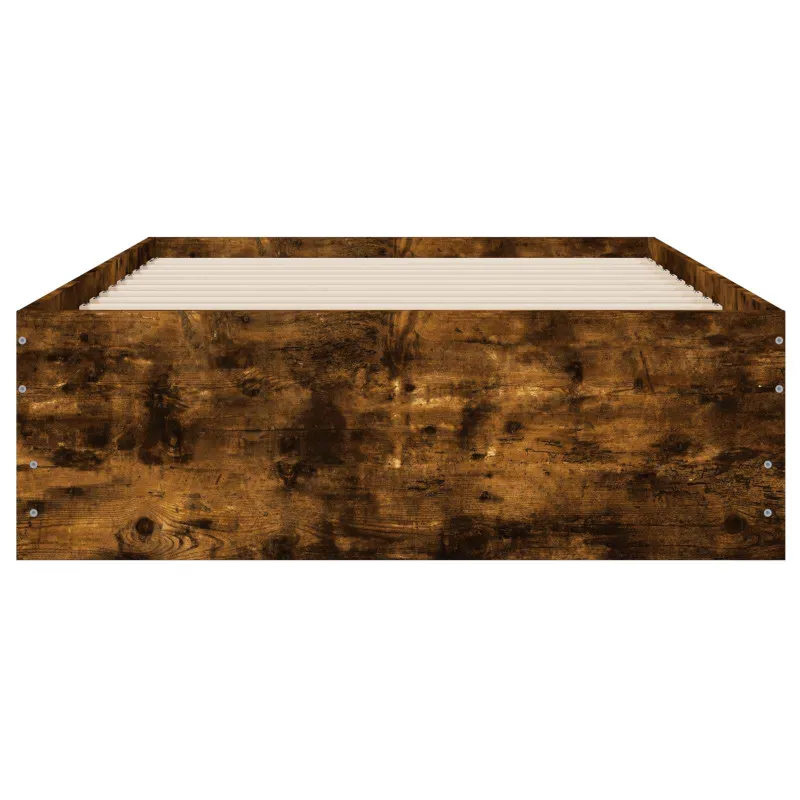 Lovos rėmas su saugojimu su stalčių Dūminio ąžuolo 80 x 200 cm