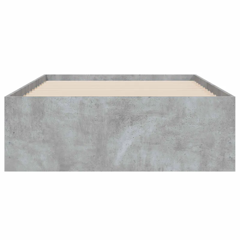 Lovos rėmas su saugojimu su stalčių Pilka Sonoma 80 x 200 cm