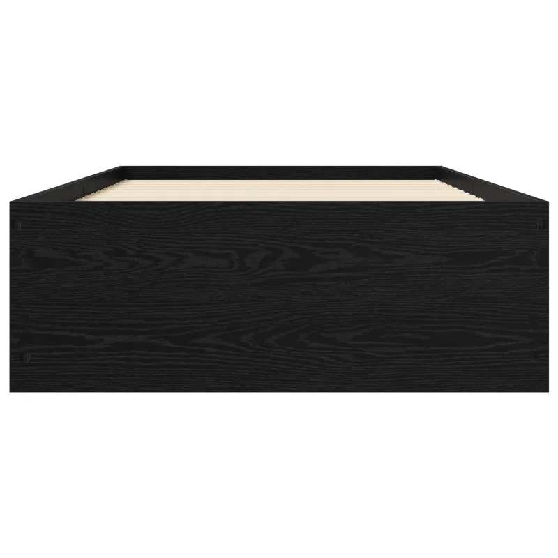 Lovos rėmas su saugojimu su stalčių Juodojo ąžuolo 80 x 200 cm