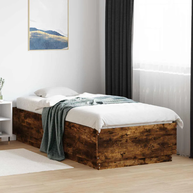 Lovos rėmas Dūminio ąžuolo 80 x 200 cm Apdirbta mediena
