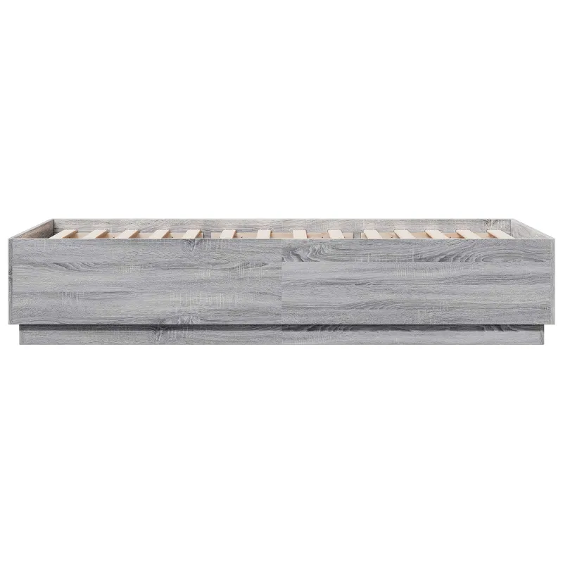 Lovos rėmas Pilka Sonoma 80 x 200 cm Apdirbta mediena