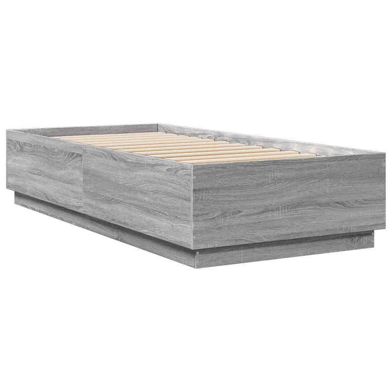 Lovos rėmas Pilka Sonoma 80 x 200 cm Apdirbta mediena
