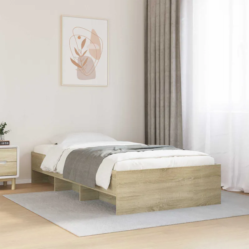 Lovos rėmas Sonoma ąžuolas 80 x 200 cm Apdirbta mediena
