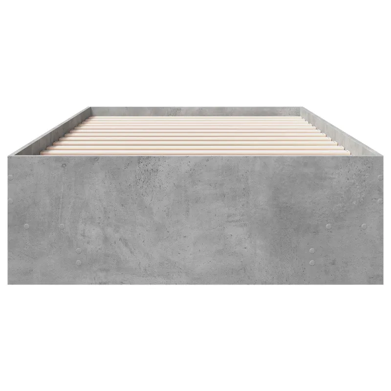 Lovos rėmas Betono pilka 80 x 200 cm Apdirbta mediena