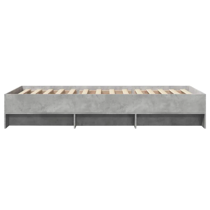 Lovos rėmas Betono pilka 80 x 200 cm Apdirbta mediena