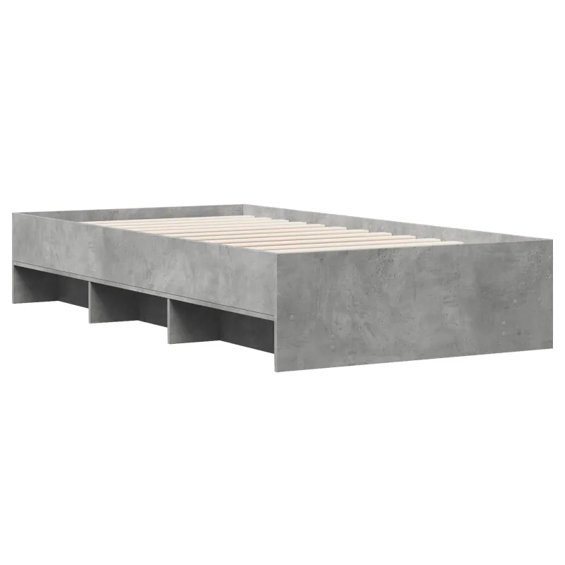 Lovos rėmas Betono pilka 80 x 200 cm Apdirbta mediena