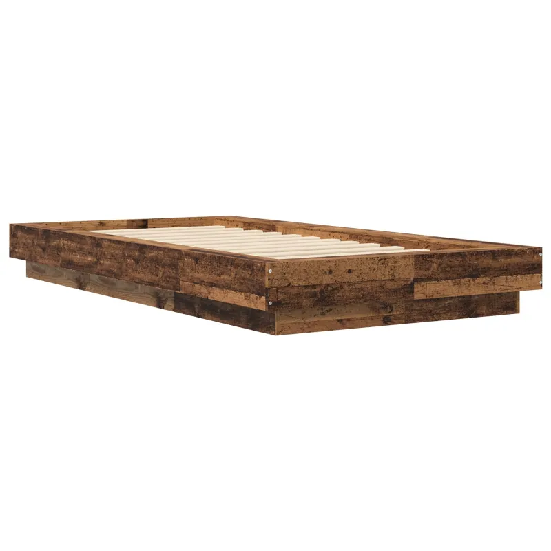 Grindų lovos rėmas Sendintos medienos 80 x 210 cm