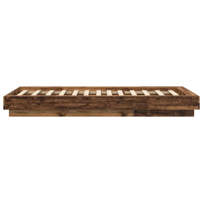 Grindų lovos rėmas Sendintos medienos 80 x 210 cm